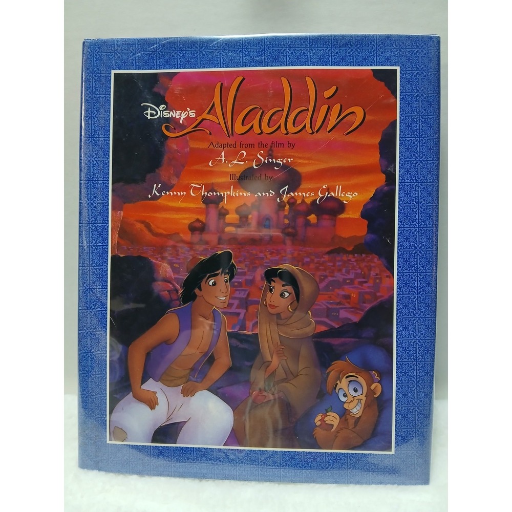 Disney's Aladdin~Adapted from the film‎ by A.L. Singer~Hardcover~1992